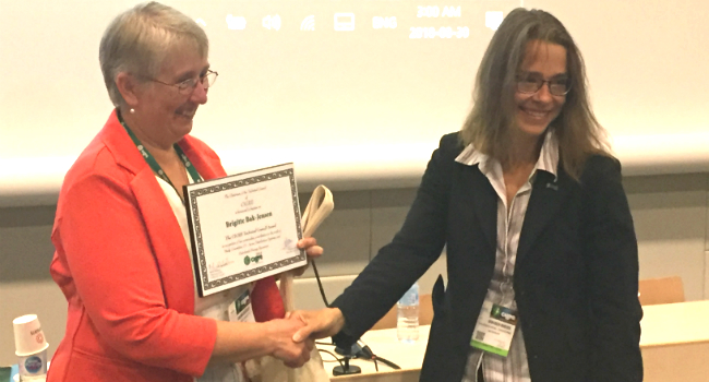 The CIGRE Technical Council Award to Professor Birgitte Bak-Jensen The CIGRE Technical Council Award to Professor Birgitte Bak-Jensen